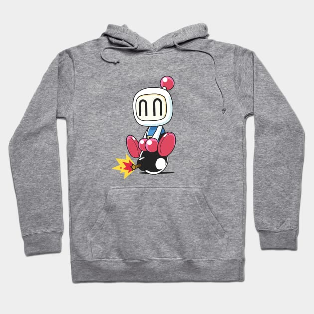 Bomberman / Dyna Blaster (Calm Like a Bomb) Hoodie by LeeRobson